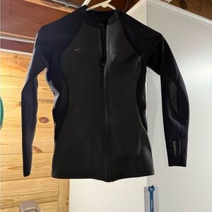O'Neill Black Long-Sleeve Wetsuit Top